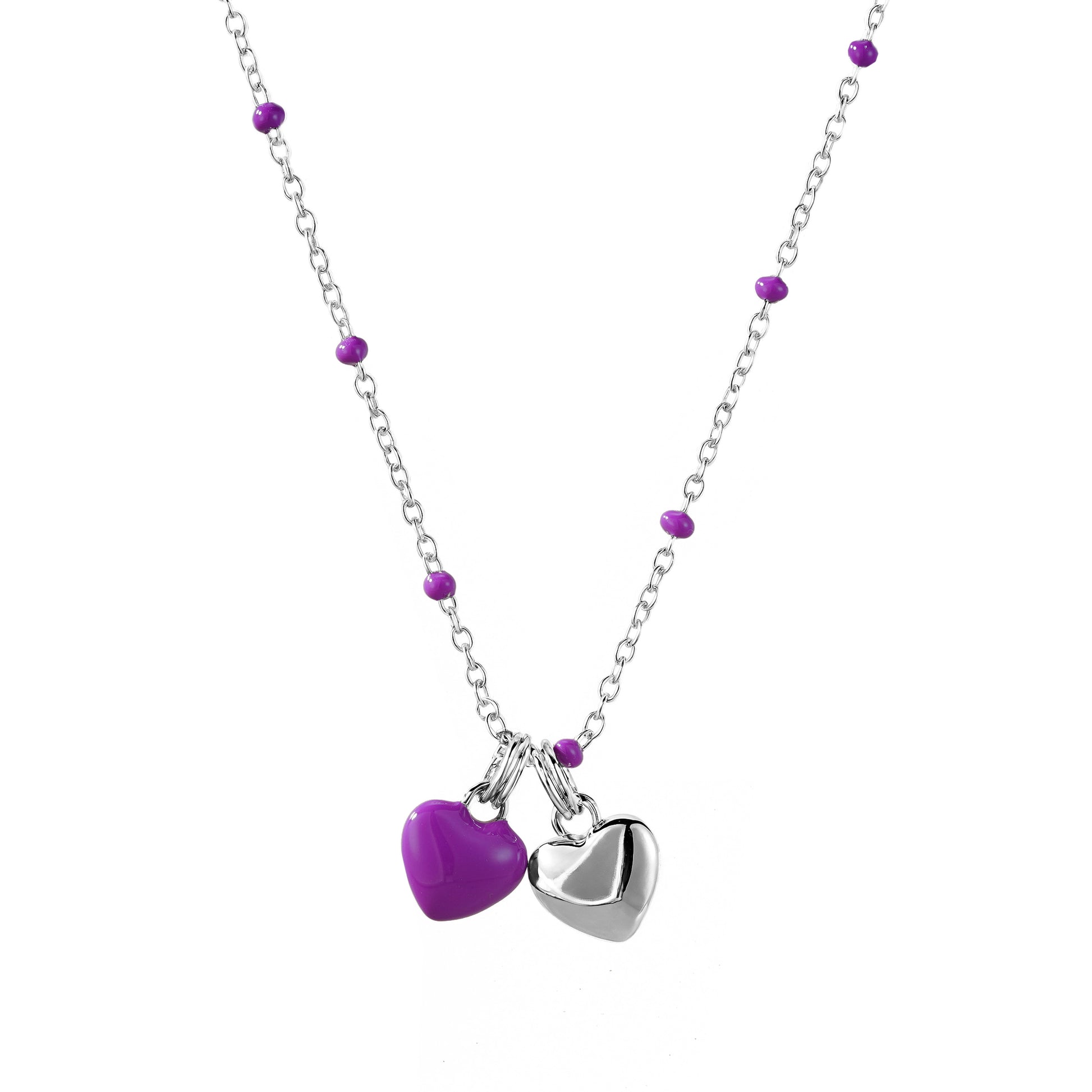 Collar de Corazones Azúl